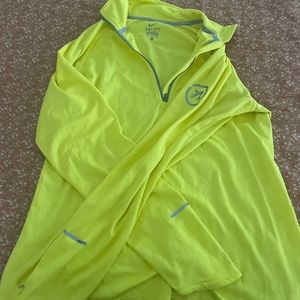 Nike dri-fit long sleeved shirt - Yellow